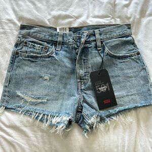 levi’s premium 501 shorts mid rise